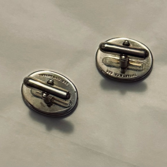 Tiffany & Co AUTHENTIC Vintage 925 Sterling Silver Cufflinks Cuff Links - Picture 12 of 16